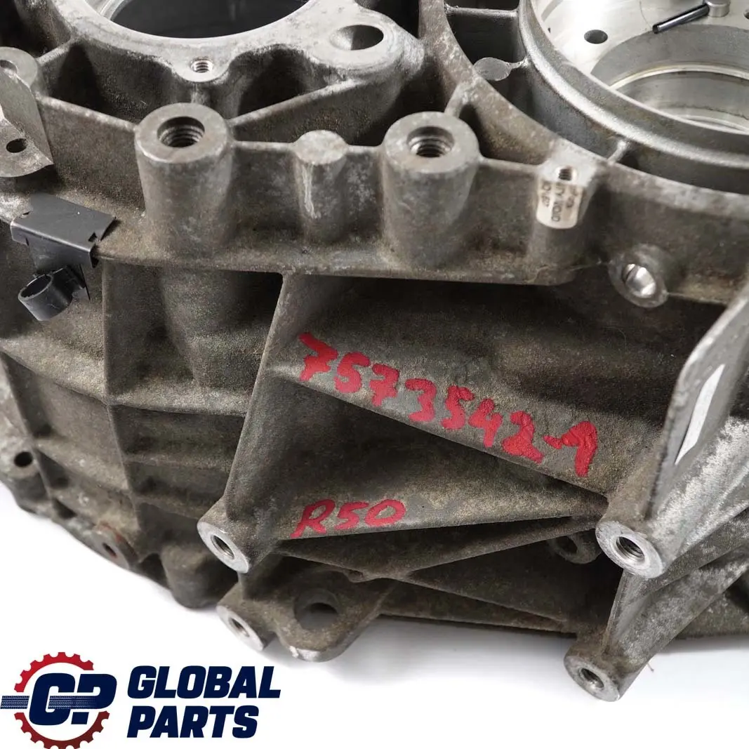 Gearbox Transmission Assembly Housing to BMW Mini Cooper R50 R52 W10 Automatic with Part number 7573542 BMW Mini Cooper R50 R52 W10 Automatic Gearbox Transmission Assembly Housing - SKU 7573542-4 - Part number 7573542