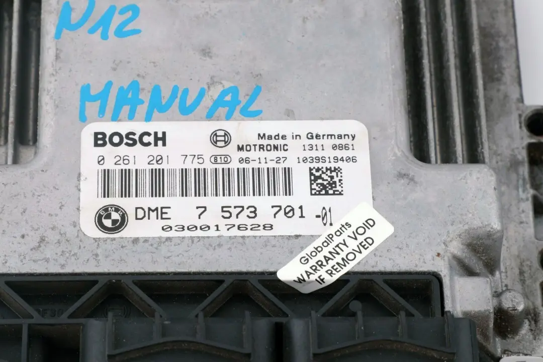 Mini Cooper One R55 R56 N12 DME Petrol Engine Control Unit ECU Manual - SKU 7573701-2 - Part number 7573701