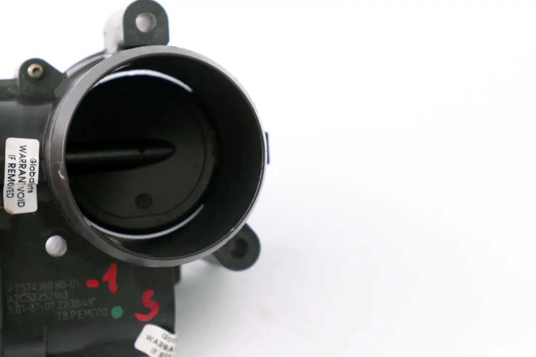 Drosselklappe für BMW MINI Cooper S 1 R55 R56 R57 R58 R59 R60 R61 mit Teilenummer 7574380 BMW MINI Cooper S 1 R55 R56 R57 R58 R59 R60 R61 Drosselklappe - SKU 7574380-1 - Teilenummer 7574380