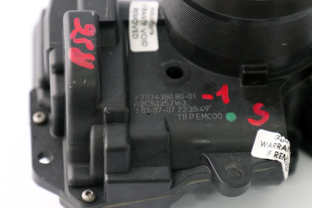 Clapet D'etranglement pour Mini Cooper S 1 R55 R56 R57 R58 R59 R60 R61 à propos du numéro de pièce 7574380 Mini Cooper S 1 R55 R56 R57 R58 R59 R60 R61 Clapet D'etranglement - SKU 7574380-1 - Numéro de pièce 7574380