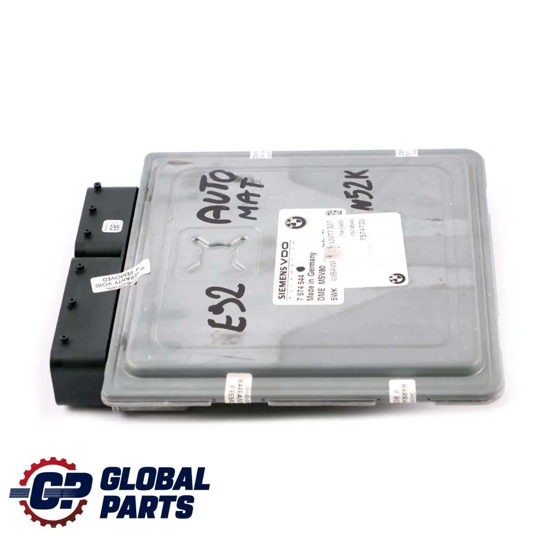 N52N ECU Basic Engine Control Unit DME Automatic to BMW E90 E91 E92 E93 with Part number 7574544 BMW E90 E91 E92 E93 N52N ECU Basic Engine Control Unit DME Automatic - SKU 7574544 - Part number 7574544