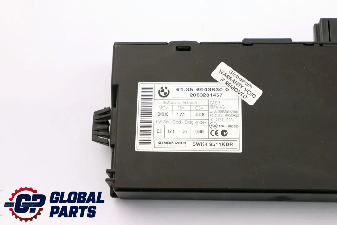 N52N 325i 218HP ECU Kit DME CAS3 Chiave Automatico per BMW E90 E91 E92 con numero di parte 7574544 BMW E90 E91 E92 N52N 325i 218HP ECU Kit DME CAS3 Chiave Automatico - SKU 7574544-3 - Numero di parte 7574544