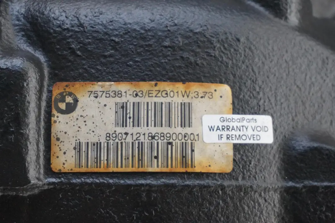 BMW X3 E83 LCI 2.0d N47 Differenziale posteriore 3,73 Rapporto GARANZIA - SKU 7575382 - Numero di parte 7575381