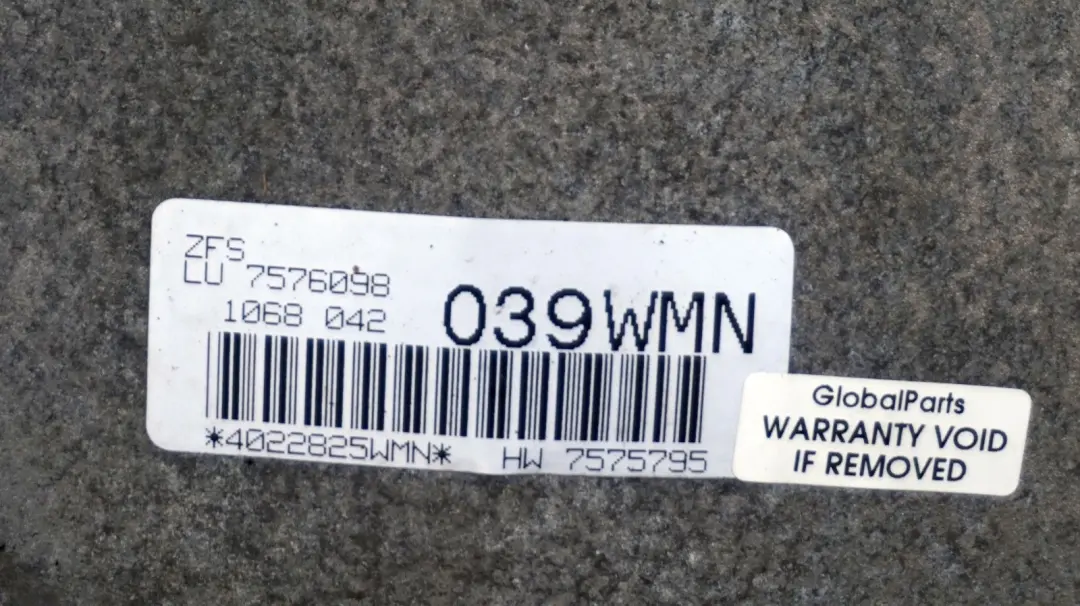 M57N2 Automatic Auto Gearbox GA6HP26Z WARRANTY to BMW E90 E91 Diesel 335d with Part number 7576098 BMW E90 E91 Diesel 335d M57N2 Automatic Auto Gearbox GA6HP26Z WARRANTY - SKU 7576098 - Part number 7576098