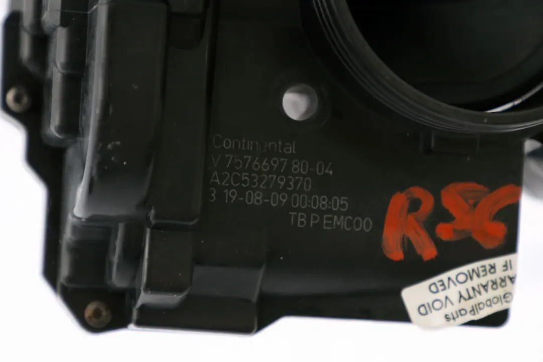 Carcasa del Cuerpo del Acelerador Gasolina para Mini Cooper R55 R56 R57 N12 N16 con número de pieza 7557222 Mini Cooper R55 R56 R57 N12 N16 Carcasa del Cuerpo del Acelerador Gasolina - SKU 7576697 - Número de pieza 7557222