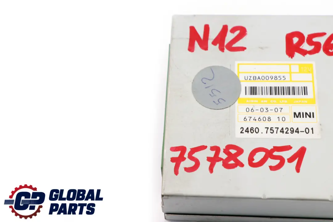 Transmission Automatique Commande EGS 7574294 7571340 pour Mini Cooper R56 à propos du numéro de pièce 7578051 Mini Cooper R56 Transmission Automatique Commande EGS 7574294 7571340 - SKU 7578051 - Numéro de pièce 7578051