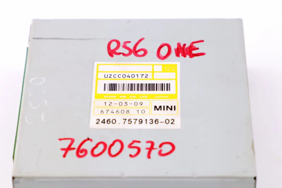 Automatikgetriebe ECU Steuergerät EGS Modul für BMW Mini One R55 R56 mit Teilenummer 7600570 BMW Mini One R55 R56 Automatikgetriebe ECU Steuergerät EGS Modul - SKU 7579135 - Teilenummer 7600570