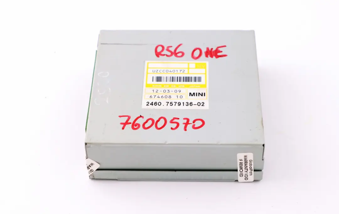 Gearbox ECU Control Unit EGS Module to BMW Mini One R55 R56 Automatic with Part number 7600570 BMW Mini One R55 R56 Automatic Gearbox ECU Control Unit EGS Module - SKU 7579135 - Part number 7600570