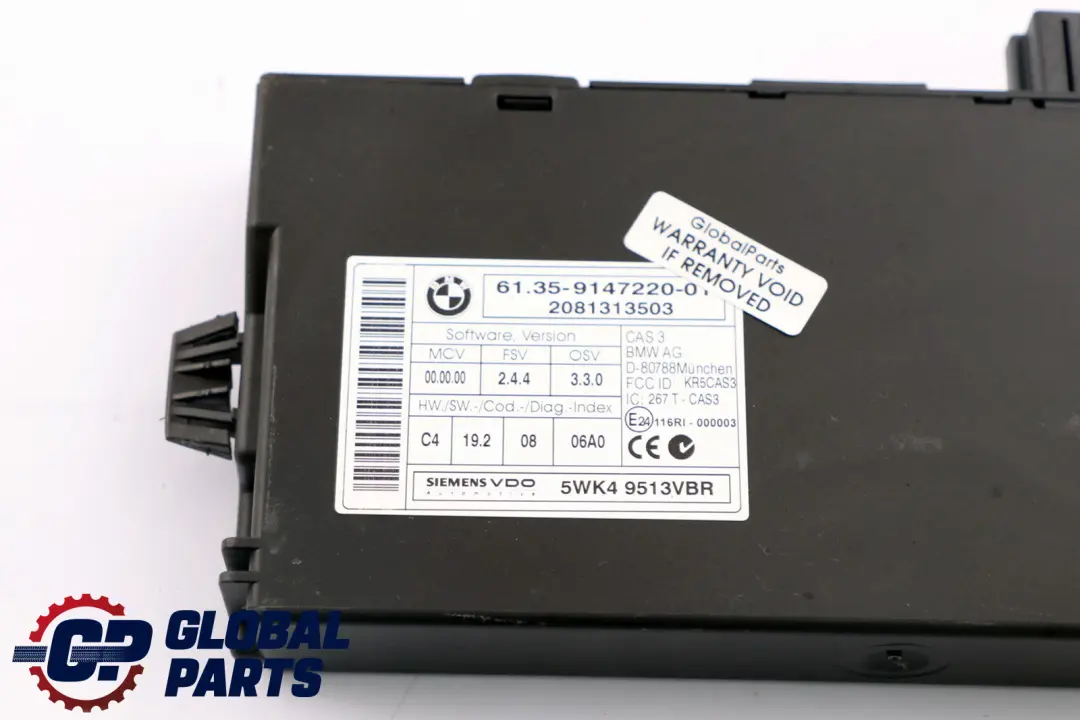 BMW 1 3 E87 LCI E90 120i 320i Benziner ECU Kit N43 DME CAS3 Schlüssel - SKU 7579142-13 - Teilenummer 7579142