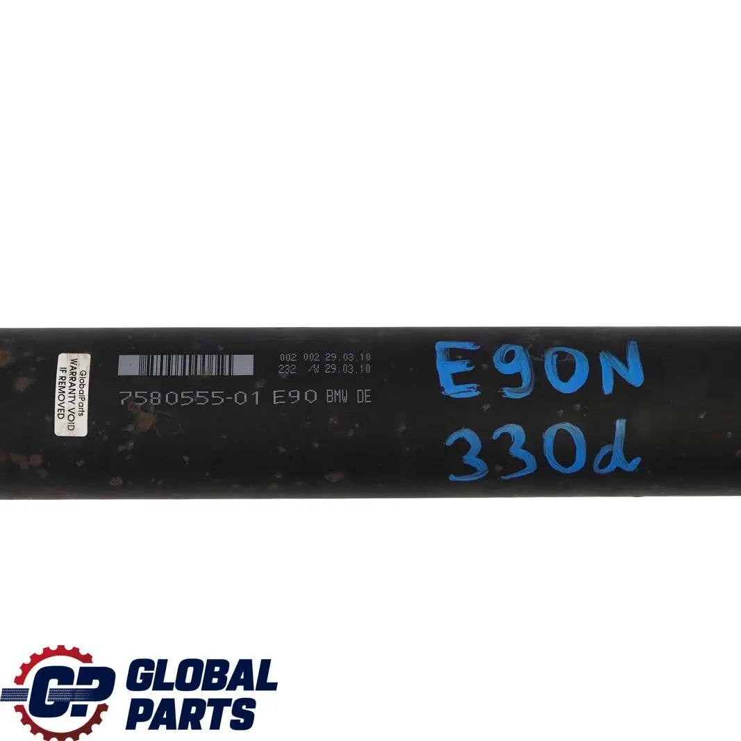 BMW E90 E91 E92 325d 330d N57 Arbre De Transmission Manuel Propshaft - SKU 7580555 - Numéro de pièce 7580580