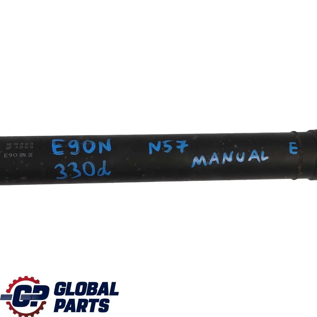 Eje De Transmisión Manual Propshaft 325D 330D N57 para BMW E90 E91 E92 con número de pieza 7580580 BMW E90 E91 E92 Eje De Transmisión Manual Propshaft 325D 330D N57 - SKU 7580555 - Número de pieza 7580580