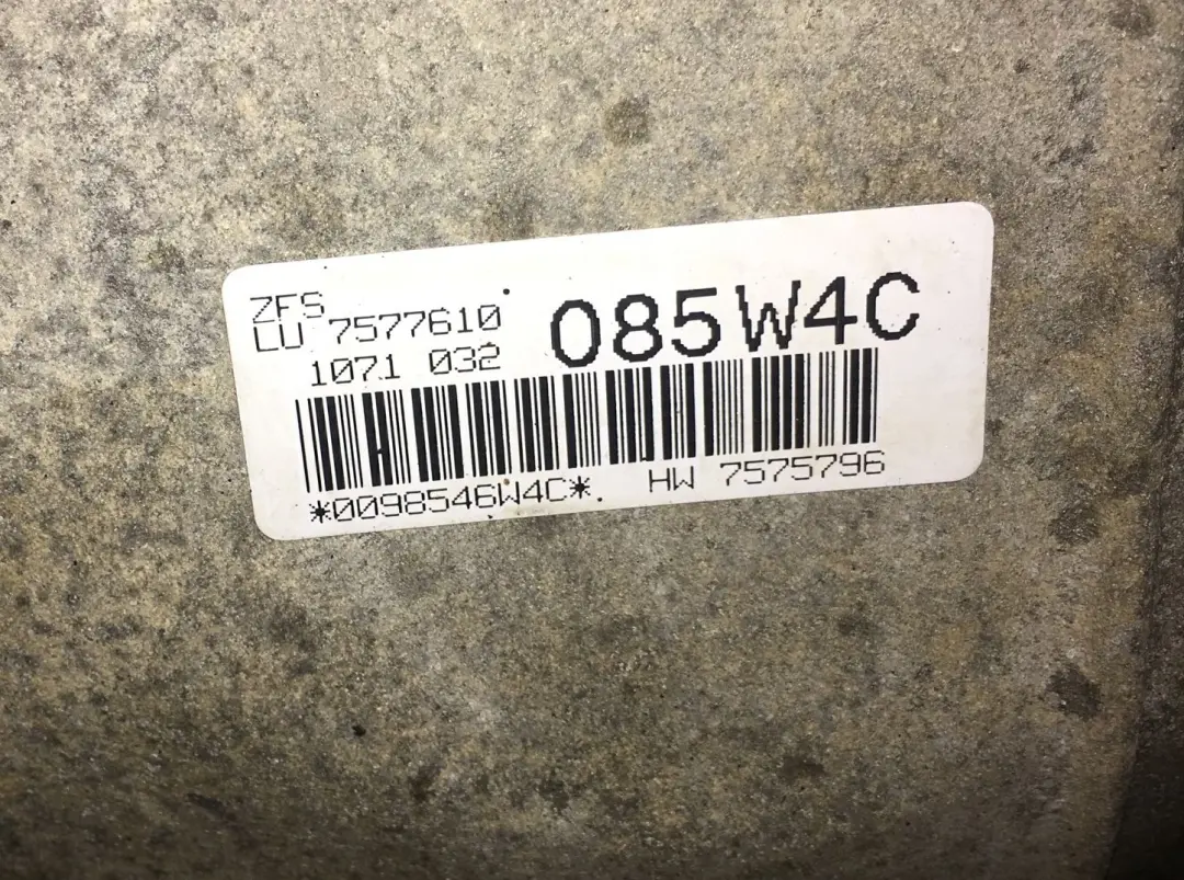 BMW E60 E61 LCI 525d M57N2 Automatic Gearbox GA6HP19Z 7577610 WARRANTY - SKU 7581411 - Part number 7581411
