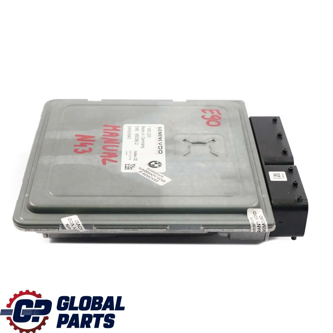 BMW 1 3 Series E87 LCI E90 Petrol N43 DME Engine Control Unit Manual - SKU 7583225 - Part number 7583225