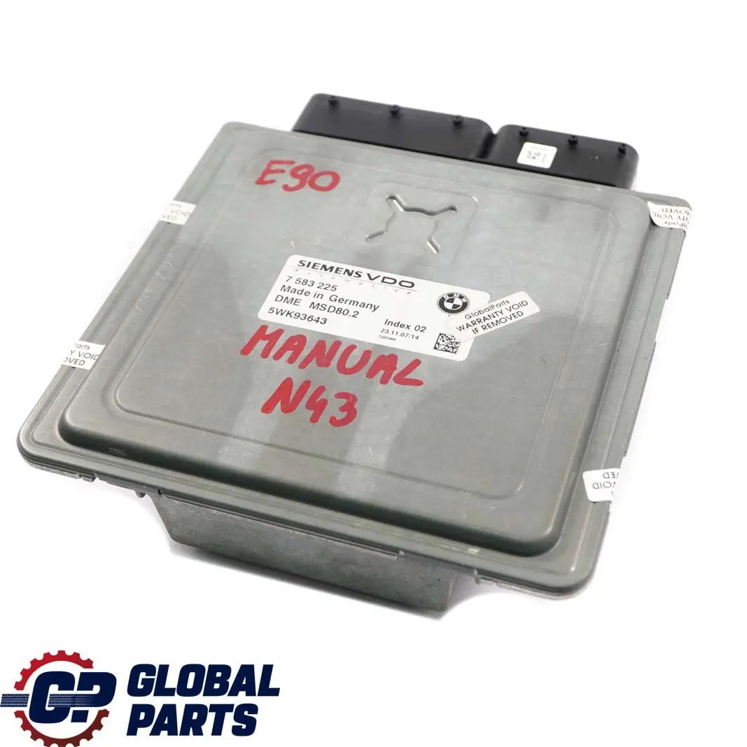 BMW E87 LCI E90 120i Komputer manual - SKU 7583225 - Numer Części 7583225