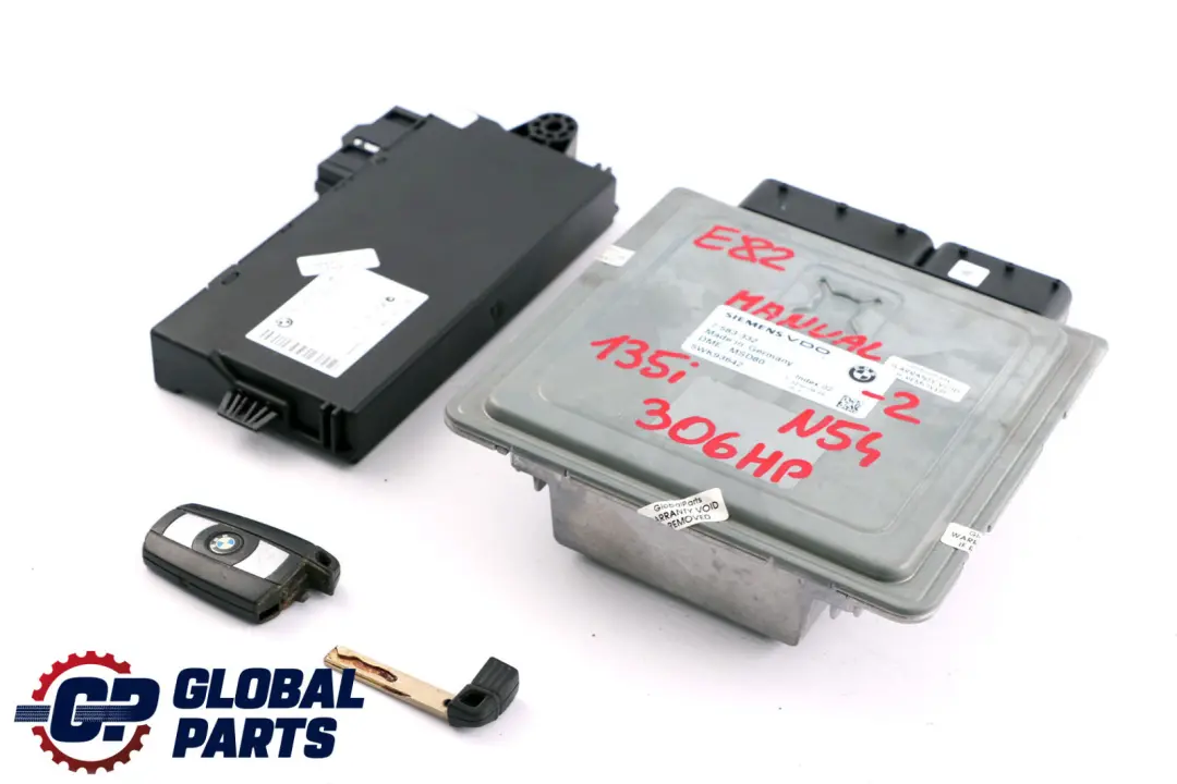 BMW E82 E90 E91 E92 135i 335i N54 306HP ECU Kit DME CAS3 + Key Manual - SKU 7583332-2 - Part number 7583332