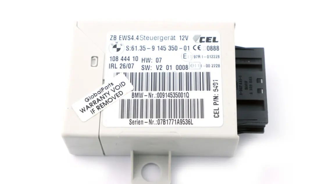 BMW X3 E83 2.5si N52N 218HP Motor Kit ECU DME Clave Manual Caja Cambios - SKU 7583526-1 - Número de pieza 7583526