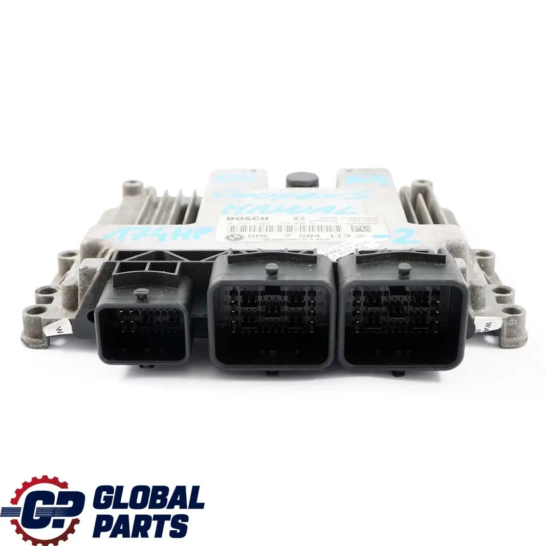Mini Cooper S R55 R56 N14 1.6 174PS Steuergerät DME CAS3 + 2 Schlüssl - SKU 7584113-2 - Teilenummer 7584113