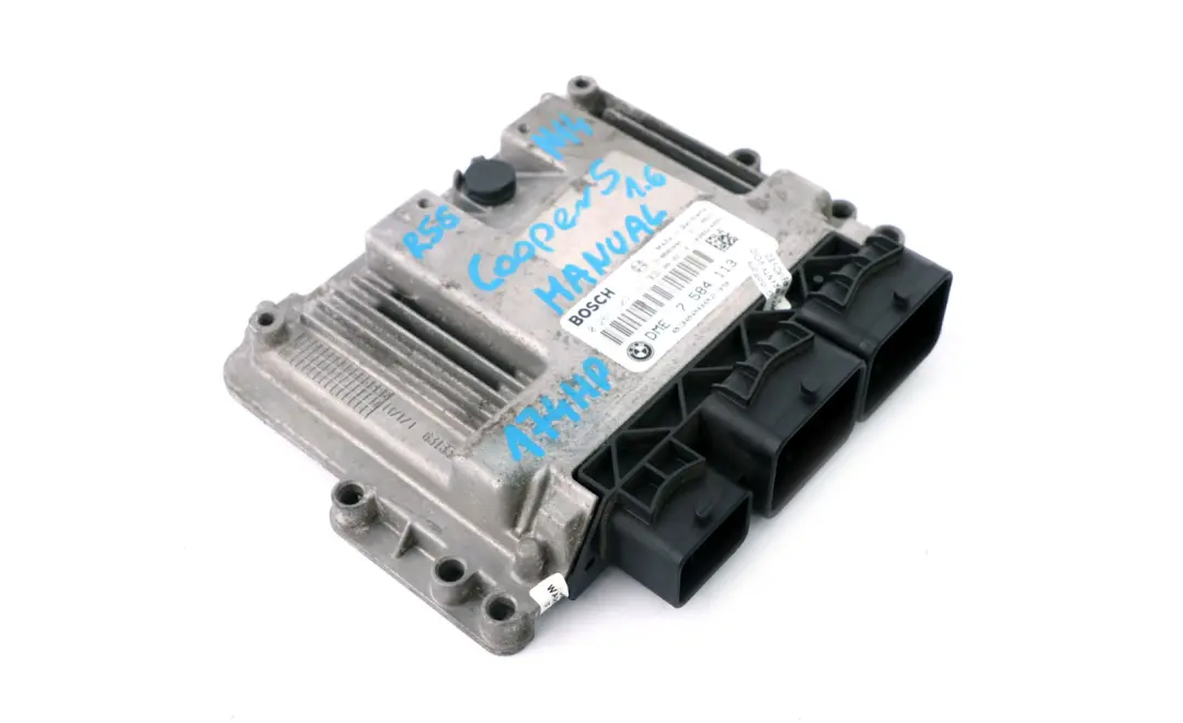 BMW Mini Cooper S R55 R56 R57 N14 1.6 ECU Basic Control Unit DME Manual - SKU 7584113 - Part number 7584113