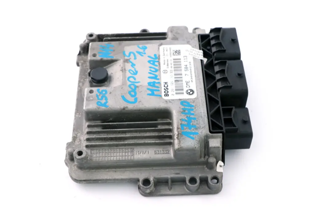 ECU Basissteuergerät DME Handbuch für BMW Mini Cooper S R55 R56 R57 N14 1.6 mit Teilenummer 7584113 BMW Mini Cooper S R55 R56 R57 N14 1.6 ECU Basissteuergerät DME Handbuch - SKU 7584113 - Teilenummer 7584113