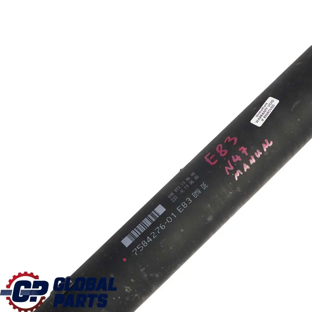 BMW X3 E83 LCI 1.8d 2.0d N47 Rear Drive Shaft Prop Shaft Propshaft - SKU 7584276 - Part number 7584276