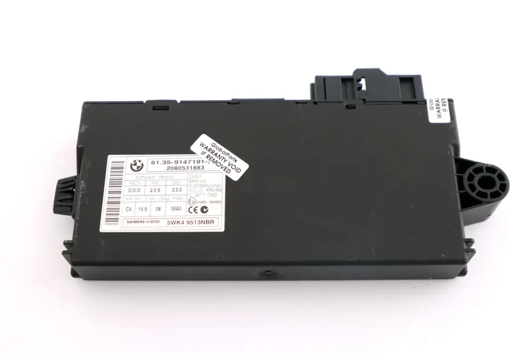 Mini Cooper S R56 N14 1.6 174 Cv Centralina Dme CAS3 + Chiave - SKU 7586134-2 - Numero di parte 7586134