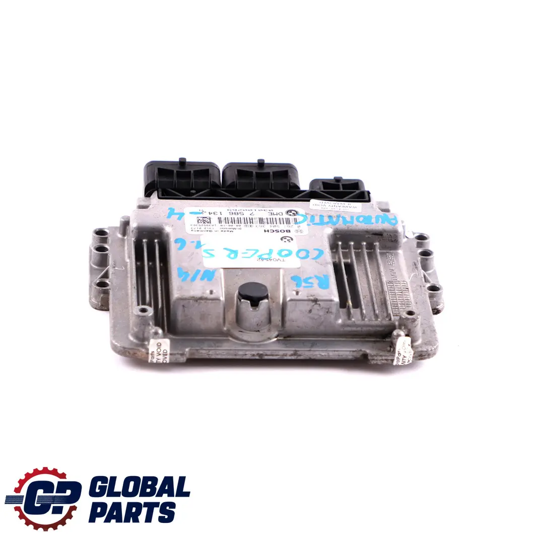 ECU Basic Control Unit DME Automatic to Mini Cooper S R55 R56 R57 N14 1.6 with Part number 7586134 Mini Cooper S R55 R56 R57 N14 1.6 ECU Basic Control Unit DME Automatic - SKU 7586134-4 - Part number 7586134