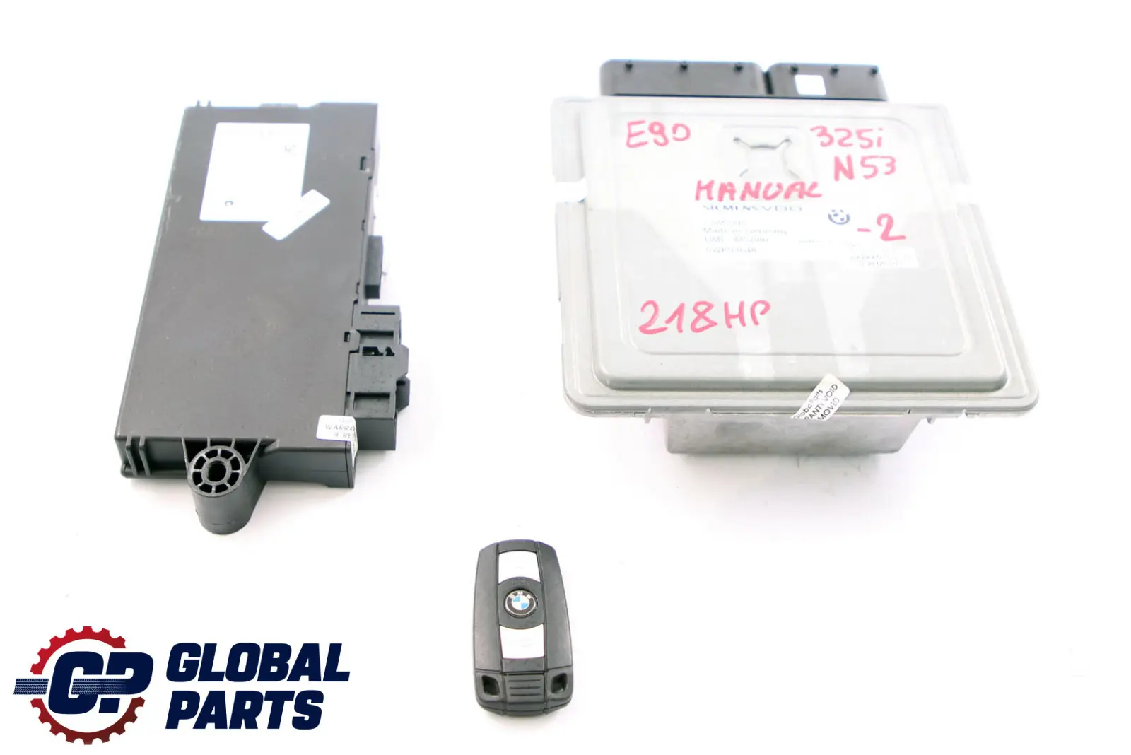 BMW E90 E91 325i E60 LCI 525i N53 218HP ECU Kit DME 7586940 CAS3 Key Manual