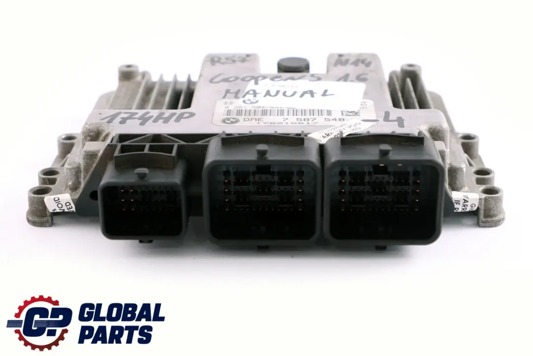 Mini Cooper S R55 R56 R57 174PS N14 1.6 Steuergerät DME CAS3 + Schlüsel - SKU 7587548-4 - Teilenummer 7587548