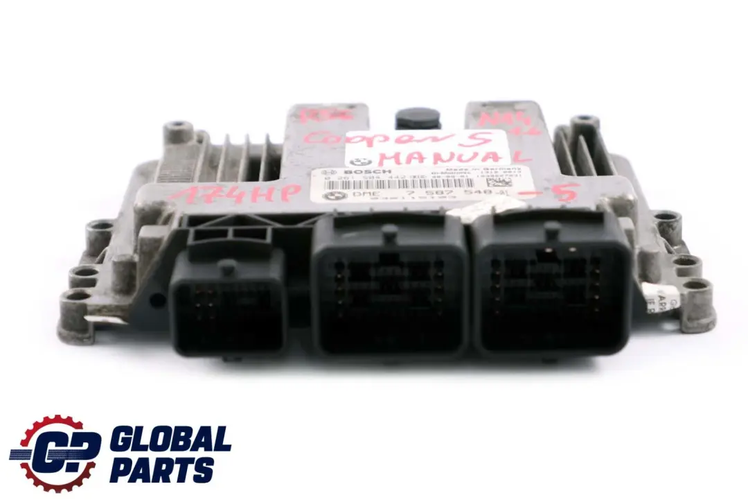 Mini Cooper S R55 R56 N14 1.6 174HP ECU Kit DME CAS3 + Key Manual - SKU 7587548-5 - Part number 7587548