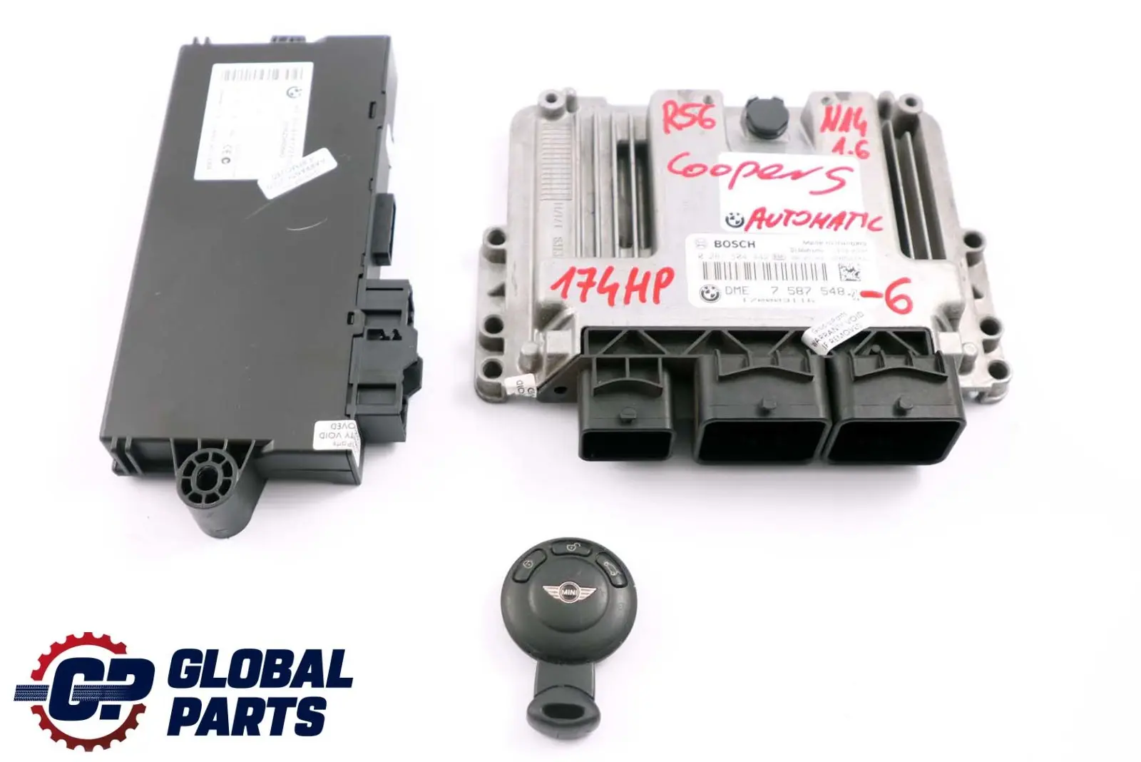 Mini R55 R56 N14 1.6 174HP ECU Kit DME 7587548 CAS3 + Key Automatic