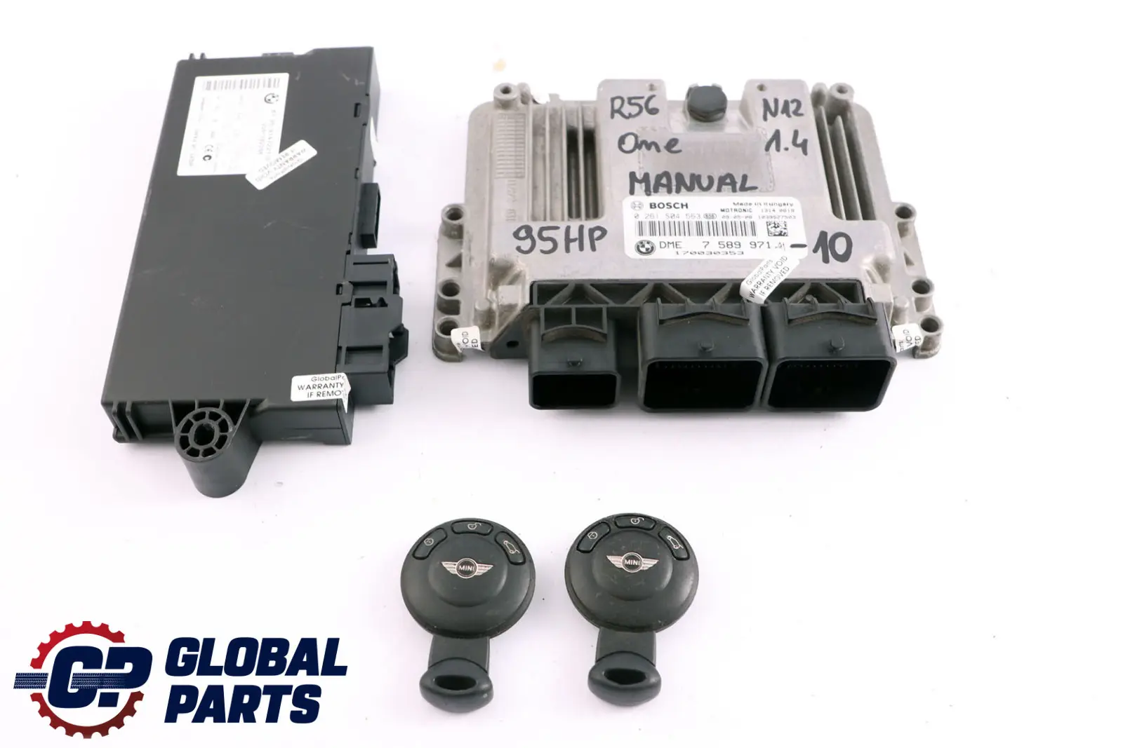 Mini One R56 N12 1.4 N12B14A 95HP Benzina ECU Kit DME 7589971 CAS3 2 Chiavi