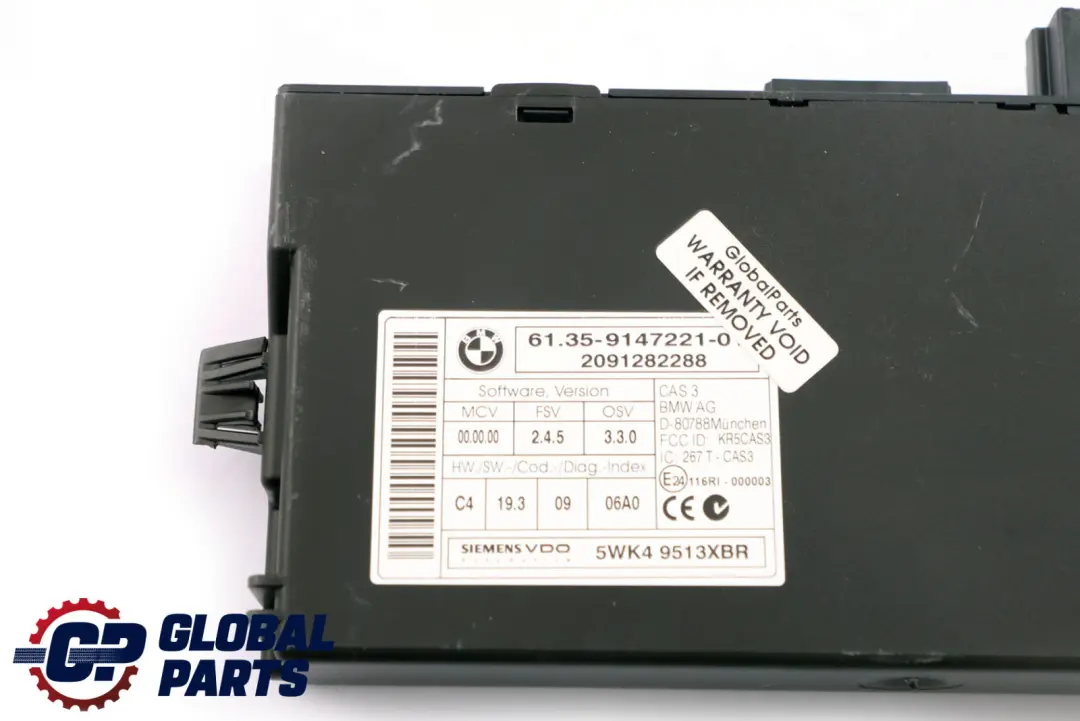 BMW Mini One R56 N12 1.4 N12B14A 95HP Petrol ECU Kit DME + CAS3 + 2 Keys - SKU 7589971-10 - Part number 7589971