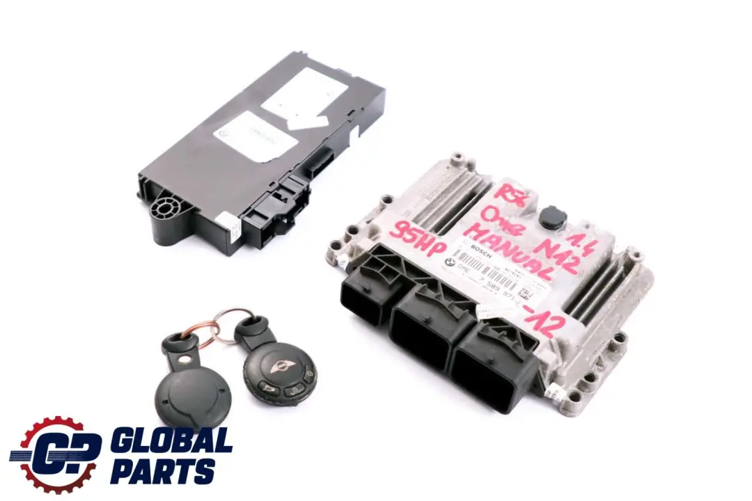 N12B14A 95HP Petrol ECU Kit DME + CAS3 + 2 Keys to Mini One R55 R56 N12 1.4 with Part number 7589971 Mini One R55 R56 N12 1.4 N12B14A 95HP Petrol ECU Kit DME + CAS3 + 2 Keys - SKU 7589971-12 - Part number 7589971