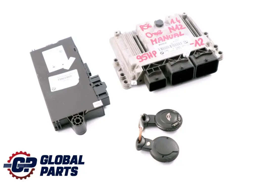 MINI One R55 R56 N12 1.4 95PS ECU Steuergerät DME + CAS3 + 2 Schlüssel - SKU 7589971-12 - Teilenummer 7589971