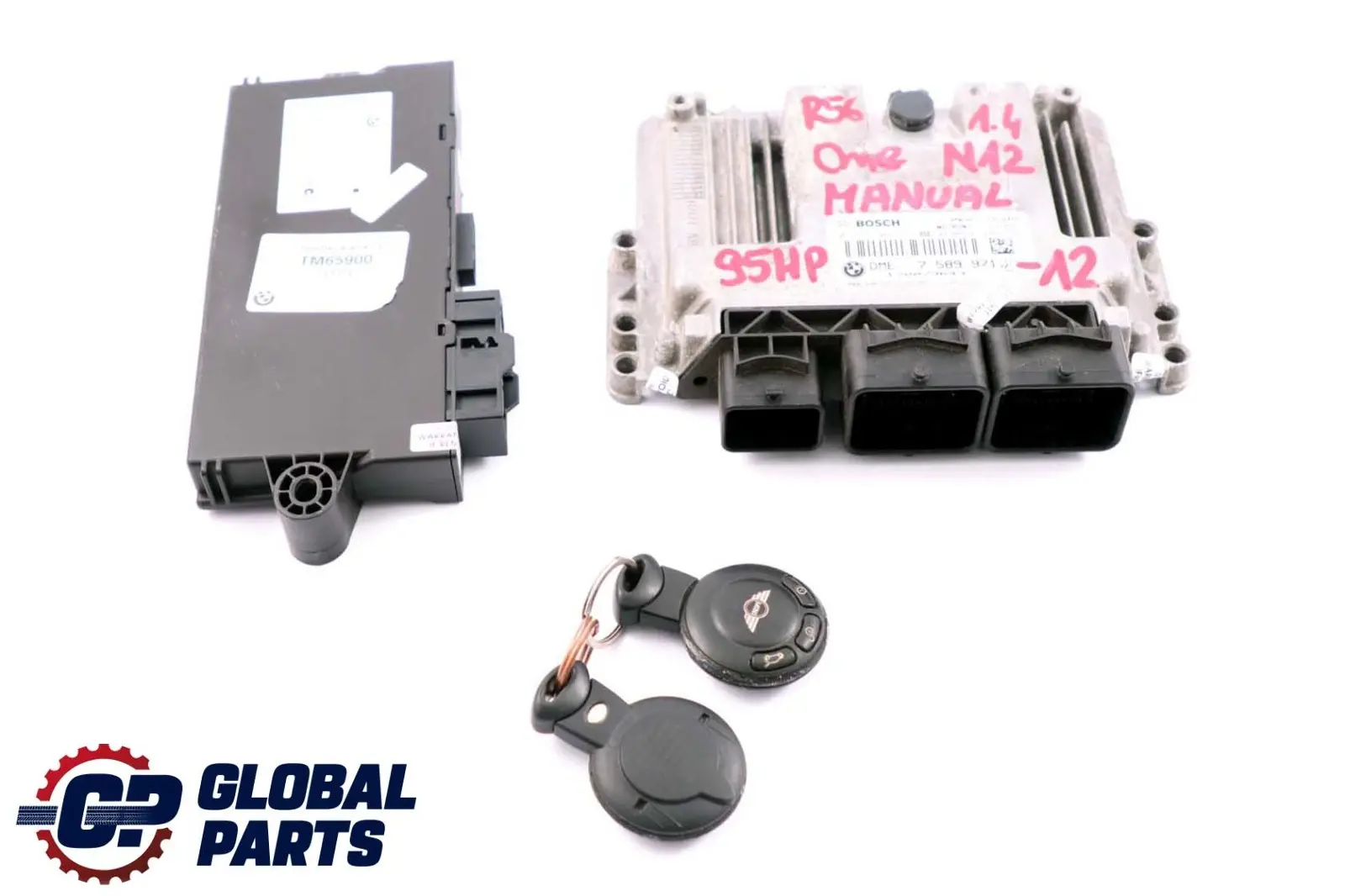 Mini One R55 R56 N12 1.4 N12B14A Benzine ECU Kit DME 7589971 CAS3 2 Sleutels