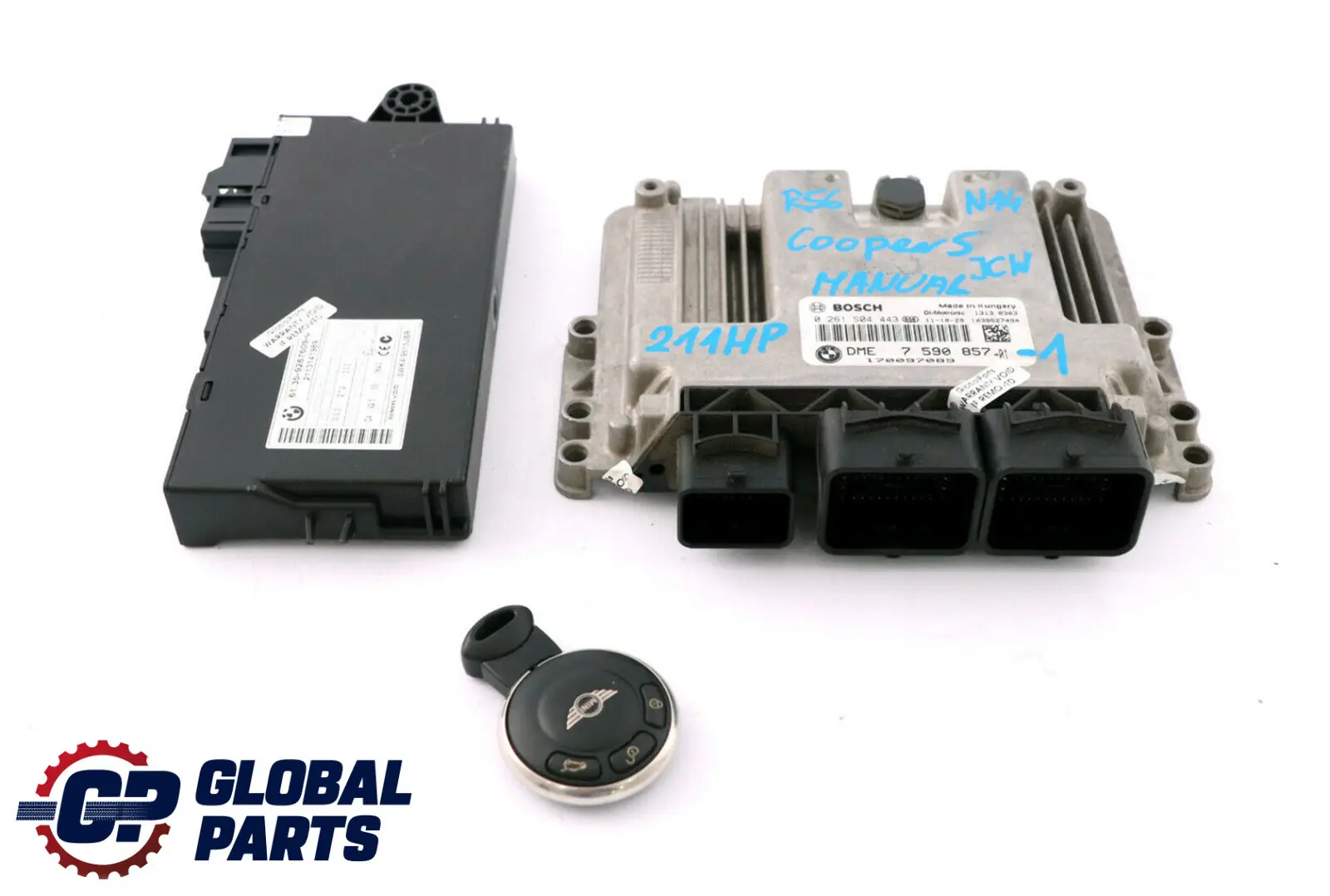 Mini JCW R56 N14 1.6 211HP Kit Controllo Motore ECU DME CAS3 Key 7590857 Manuale
