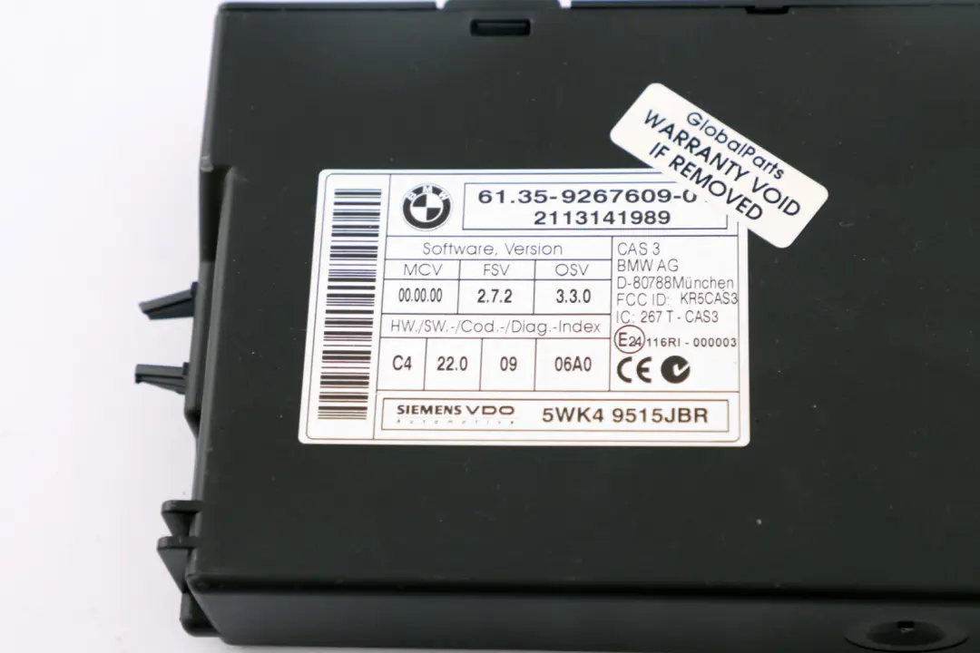 Sterownik ECU Klucz Zestaw Mini S JCW R56 - SKU 7590857-1 - Numer Części 7590857