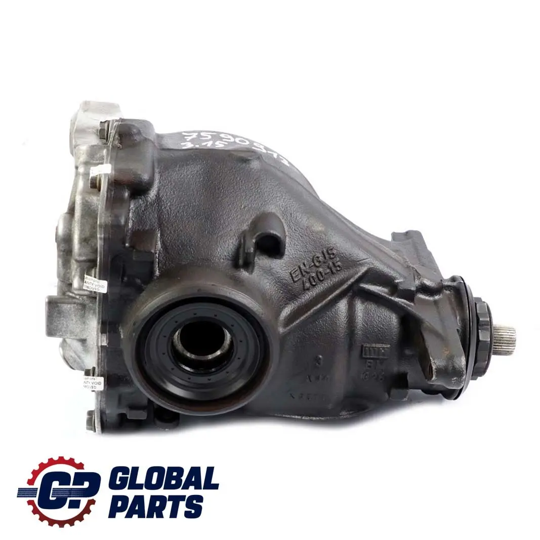 Differential Diff 3,15 Ratio WARRANTY to BMW X5 Series E70 LCI E70N Rear with Part number 7590913 BMW X5 Series E70 LCI E70N Rear Differential Diff 3,15 Ratio WARRANTY - SKU 7590914 - Part number 7590913