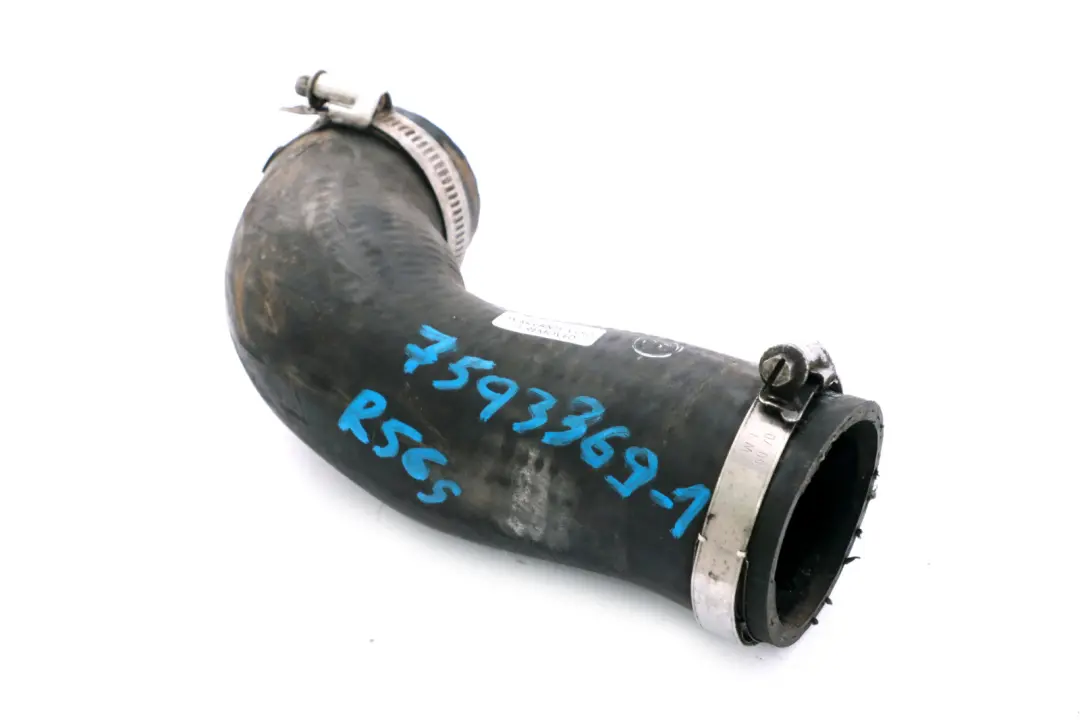 Hose Bottom Pipe to Mini Cooper S R55 R56 N14 N18 Engine Intercooler Turbo with Part number 7593369 Mini Cooper S R55 R56 N14 N18 Engine Intercooler Turbo Hose Bottom Pipe - SKU 7593369-1 - Part number 7593369