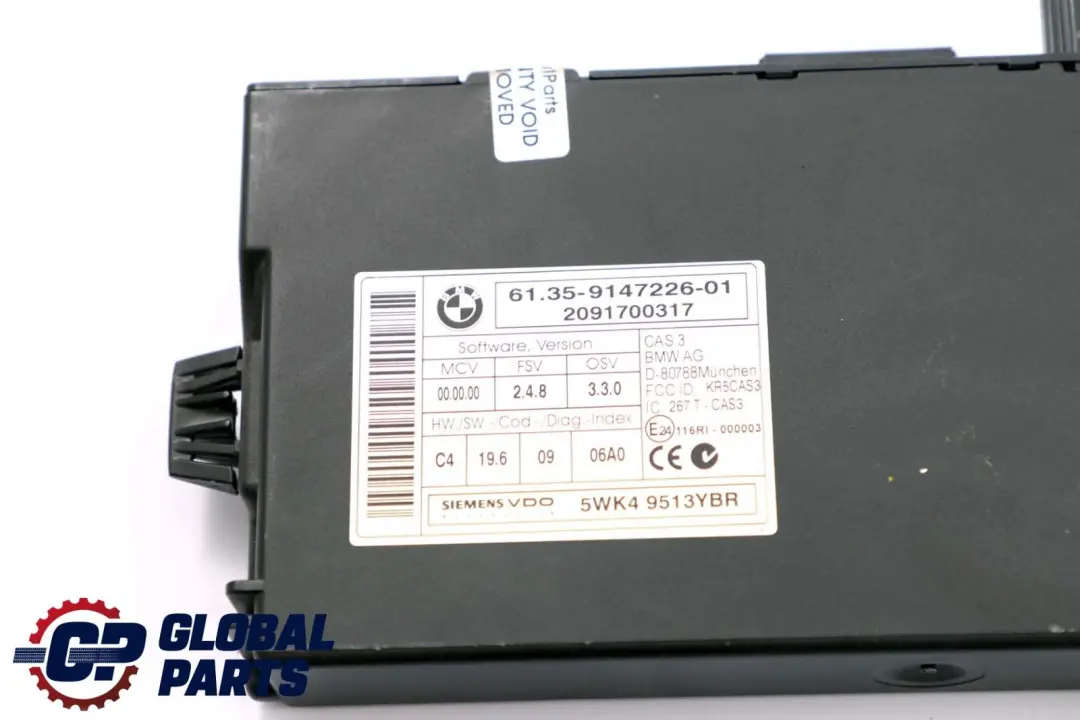 N52N 258HP N52B30A ECU Kit Steuergerät DME CAS3 Schlüss für BMW Z4 E89 30i mit Teilenummer 7594483 BMW Z4 E89 30i N52N 258HP N52B30A ECU Kit Steuergerät DME CAS3 Schlüss - SKU 7594483 - Teilenummer 7594483