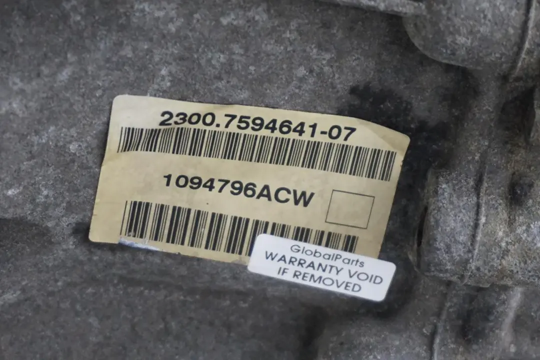 Mini Cooper SD R56 LCI R58 R59 R60 Manual Gearbox GS6-53DG ACW WARRANTY - SKU 7594641 - Part number 7594641
