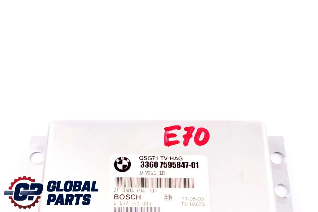 Unidad de Módulo Control del Diferencial Trasero QMV para BMW X5 X6 E70 E71 con número de pieza 7595847 BMW X5 X6 E70 E71 Unidad de Módulo Control del Diferencial Trasero QMV - SKU 7595847 - Número de pieza 7595847