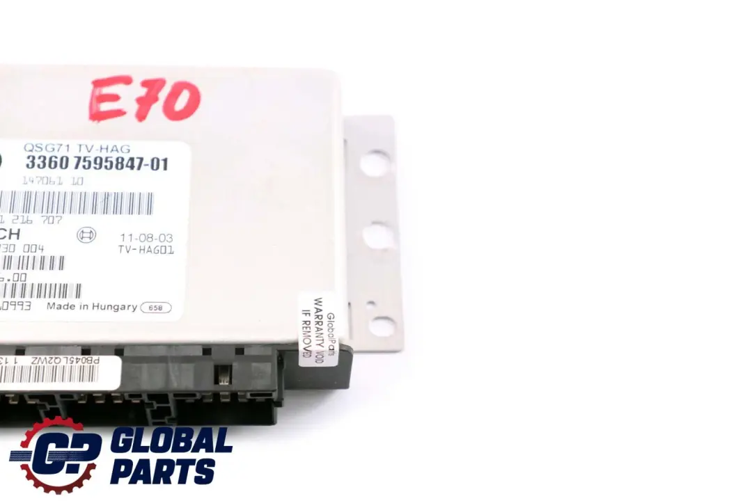 BMW X5 X6 E70 E71 Rear Differential Control Module Unit QMV - SKU 7595847 - Part number 7595847
