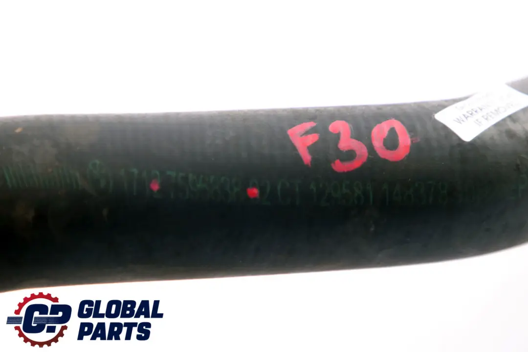 BMW F20 F21 F30 Bomba Agua Tubo de Refrigerante Manguera Alimentacion - SKU 7596838 - Número de pieza 7596838