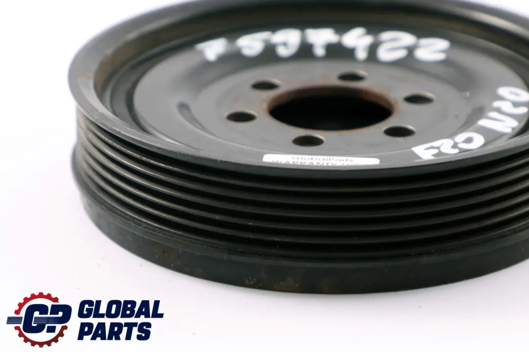 Vibration Damper Crankshaft Pulley to BMW 1 3 Z4 Series F20 F21 E89 with Part number 7597422 BMW 1 3 Z4 Series F20 F21 E89 Vibration Damper Crankshaft Pulley - SKU 7597422 - Part number 7597422