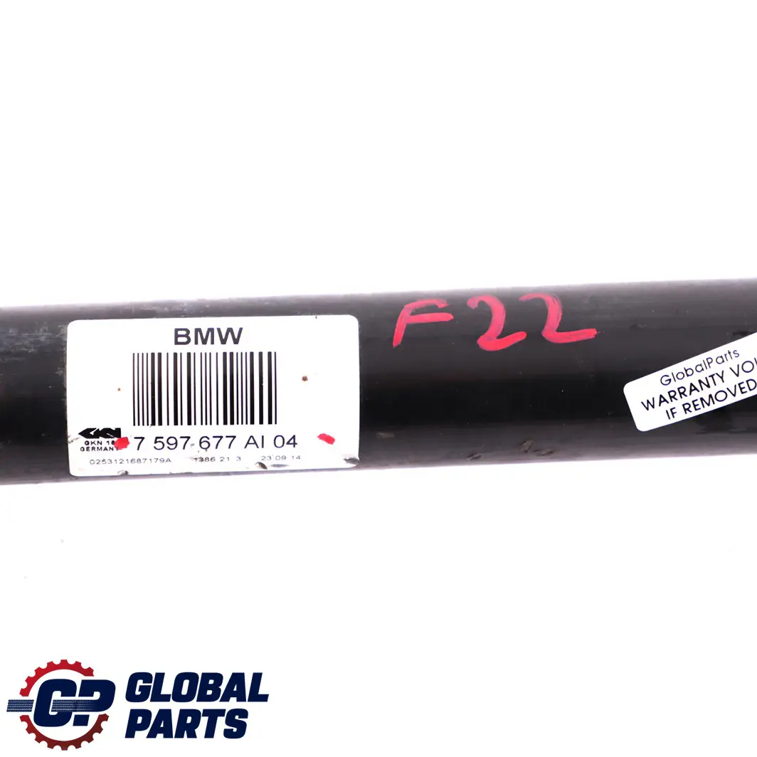 N20 N55 Assale Posteriore Sinistro Albero Di Trasmissione per BMW F22 F30 con numero di parte 7597677 BMW F22 F30 N20 N55 Assale Posteriore Sinistro Albero Di Trasmissione - SKU 7597677 - Numero di parte 7597677