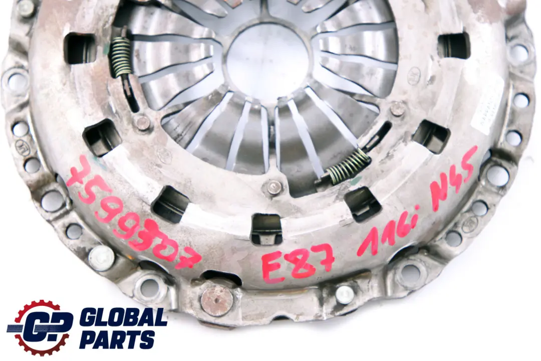 Benzina N45 N46 N43 Gruppo Frizione per BMW Serie 1 3 E81 E87 LCI E90 E91 E92 E93 con numero di parte 7599307 BMW Serie 1 3 E81 E87 LCI E90 E91 E92 E93 Benzina N45 N46 N43 Gruppo Frizione - SKU 7599307 - Numero di parte 7599307