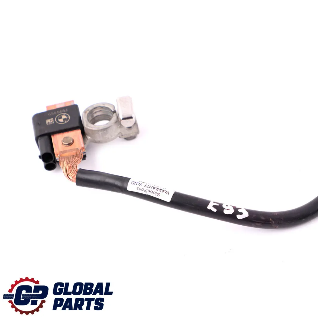 Negative Battery Lead Cable to BMW 3 Series E93 with Part number 7599959 BMW 3 Series E93 Negative Battery Lead Cable - SKU 7599959 - Part number 7599959