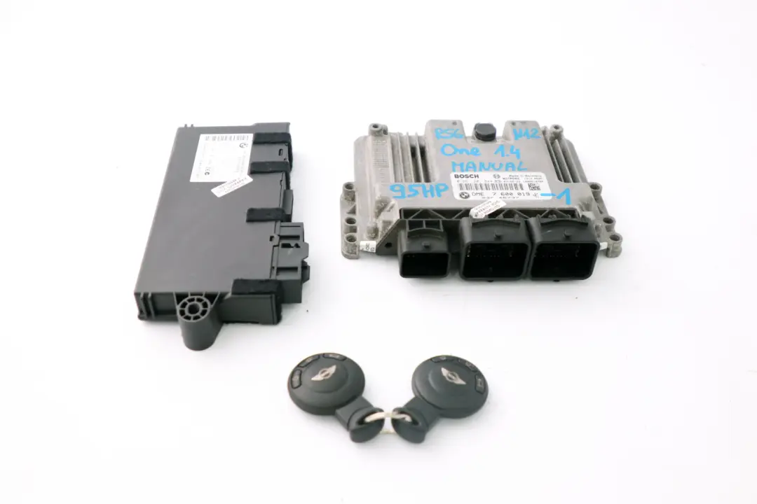 BMW Mini One R56 Petrol N12 1.4 N12B14A 95HP ECU Kit DME + CAS3 + 2 Keys - SKU 7600019-1 - Part number 7600019