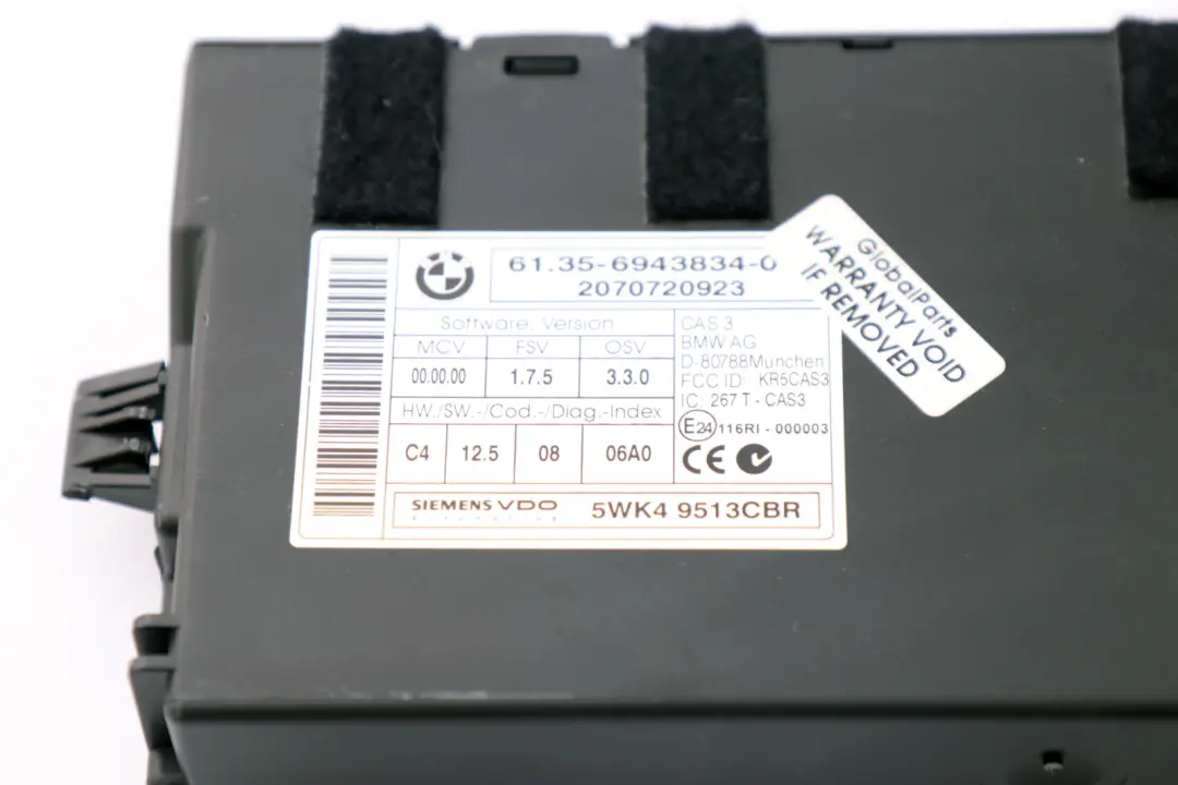 BMW Mini One R56 Petrol N12 1.4 N12B14A 95HP ECU Kit DME + CAS3 + 2 Keys - SKU 7600019-1 - Part number 7600019